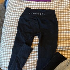 Alphalete Black High-Waist Performance Leggings